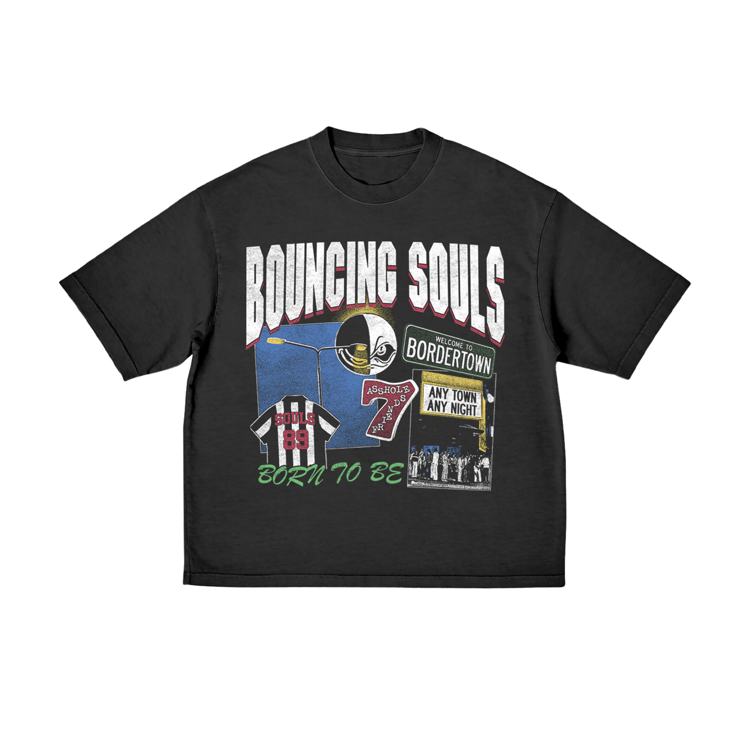 Born To Be Collage T-Shirt