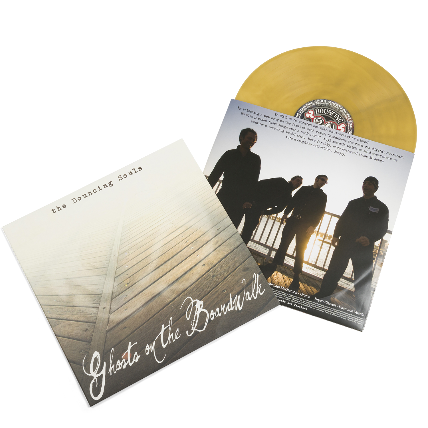 Ghost on the Boardwalk Gold Galaxy Vinyl