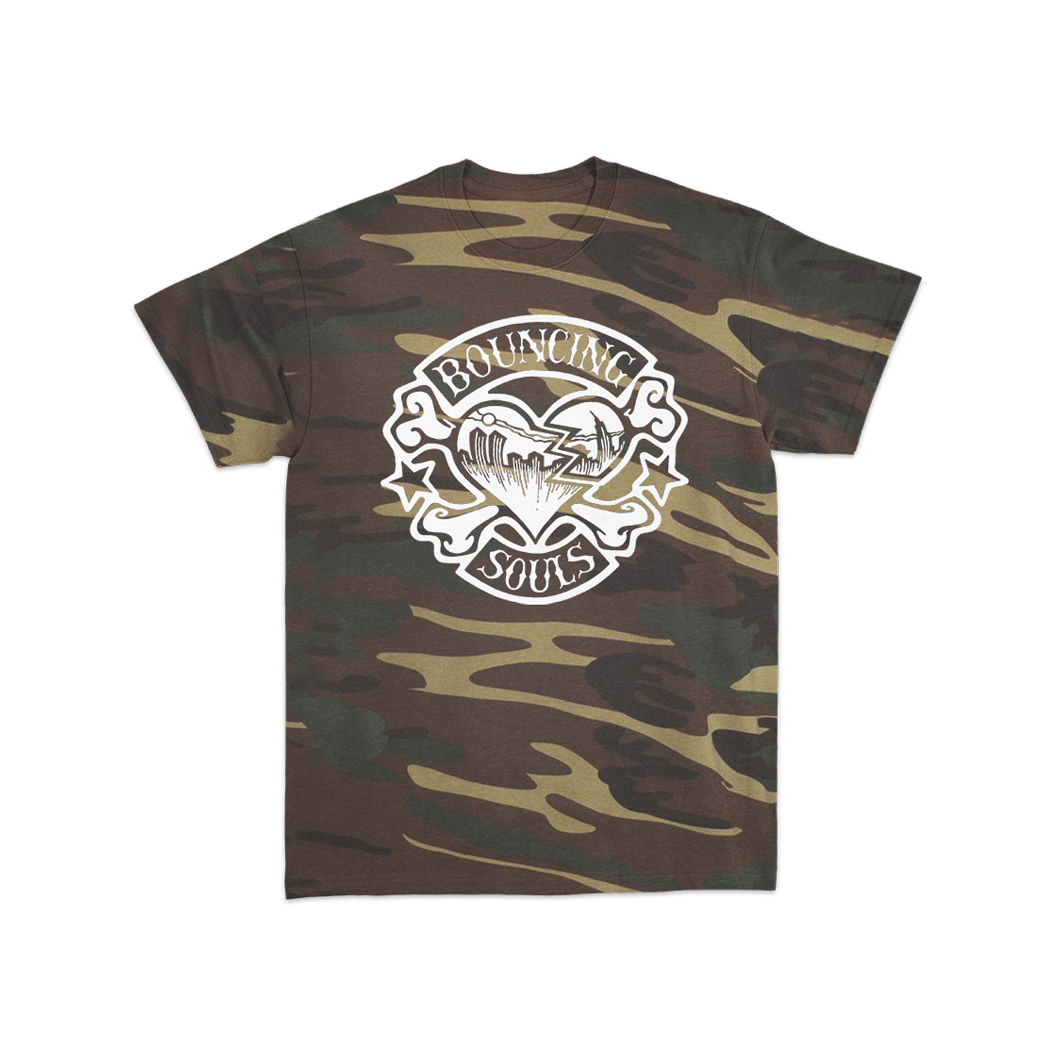 Rocker Heart Camo T-Shirt