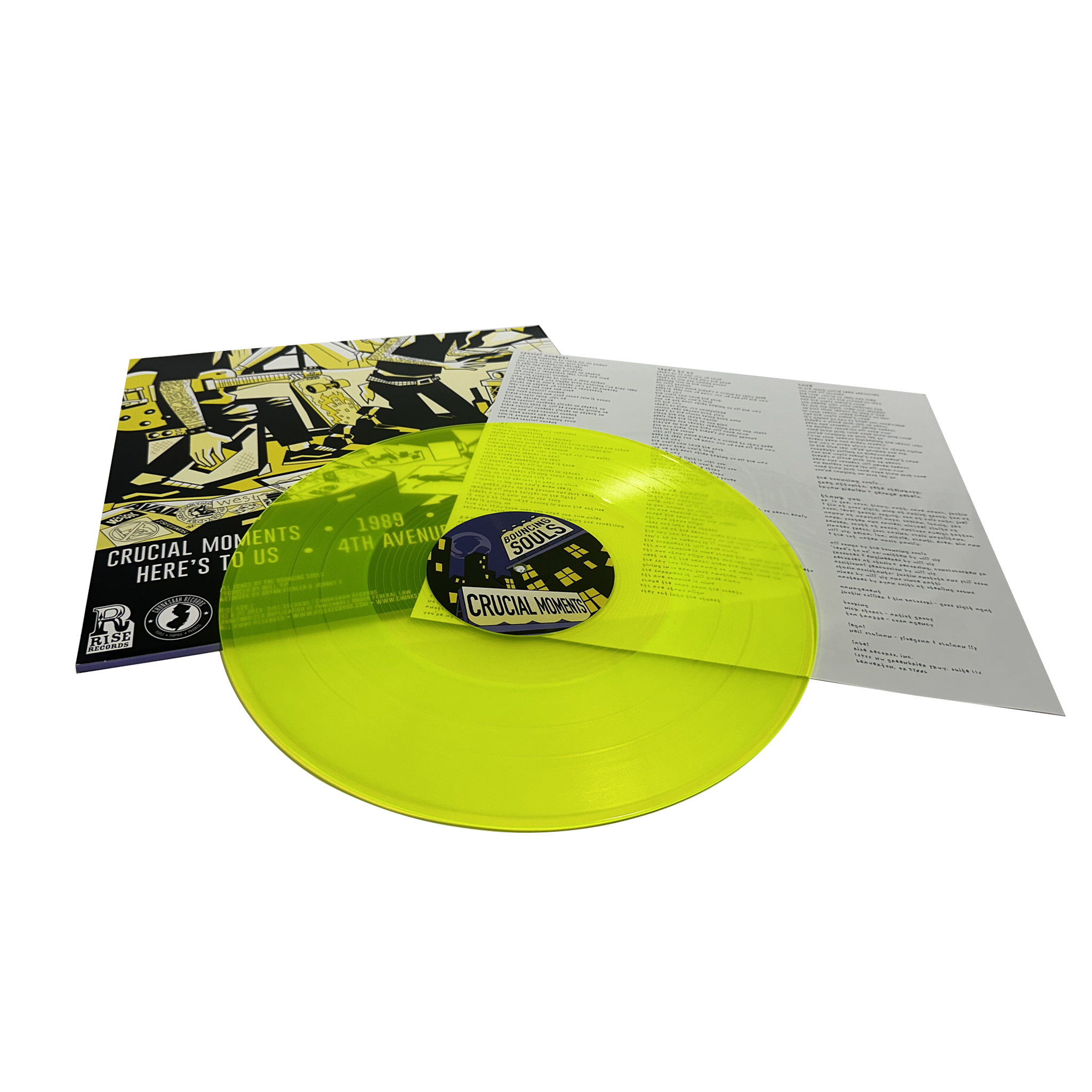 Crucial Moments Neon Green Vinyl