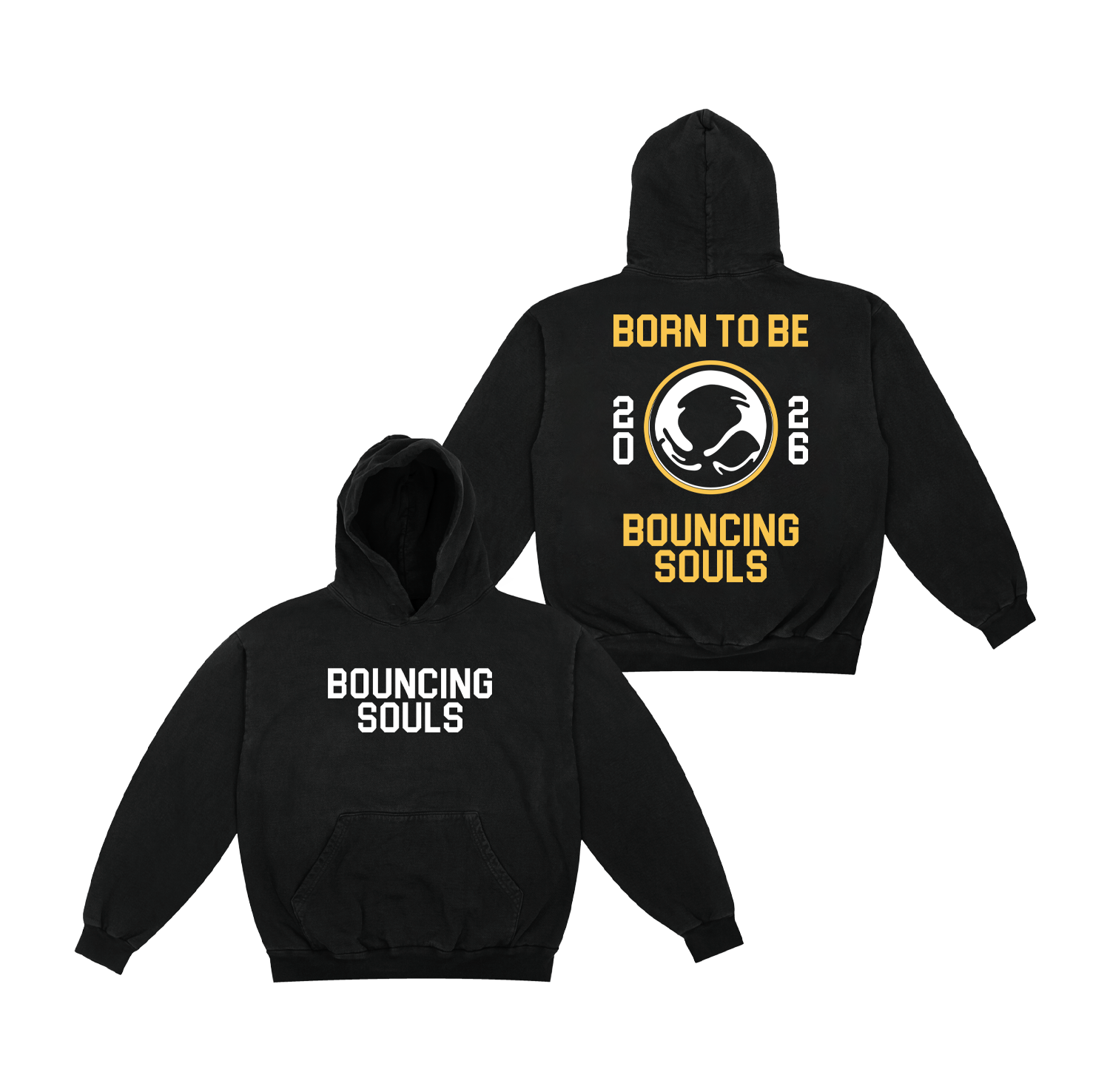 Born To Be - Black Hoodie