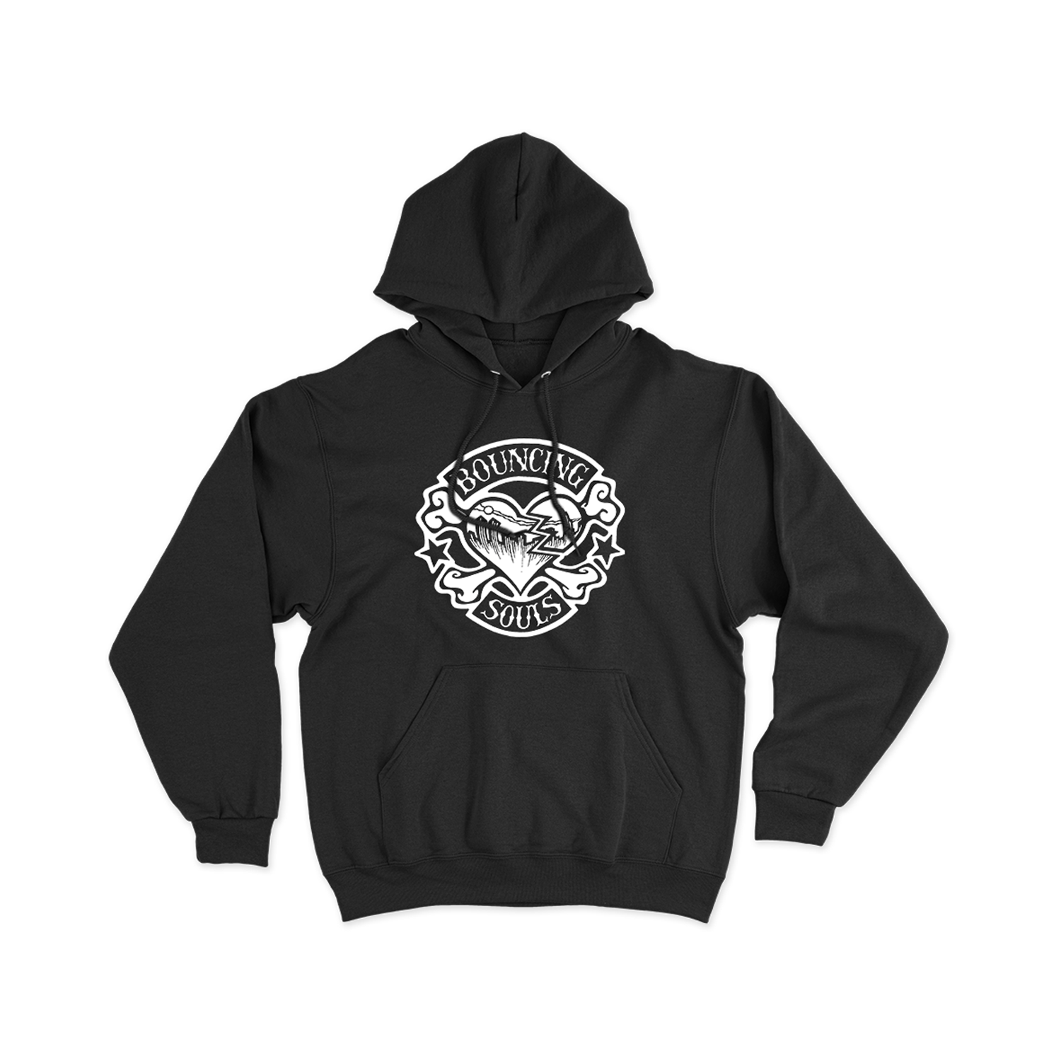 Rocker Heart Black Hoodie