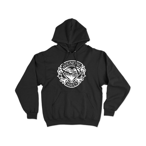 Rocker Heart Black Hoodie