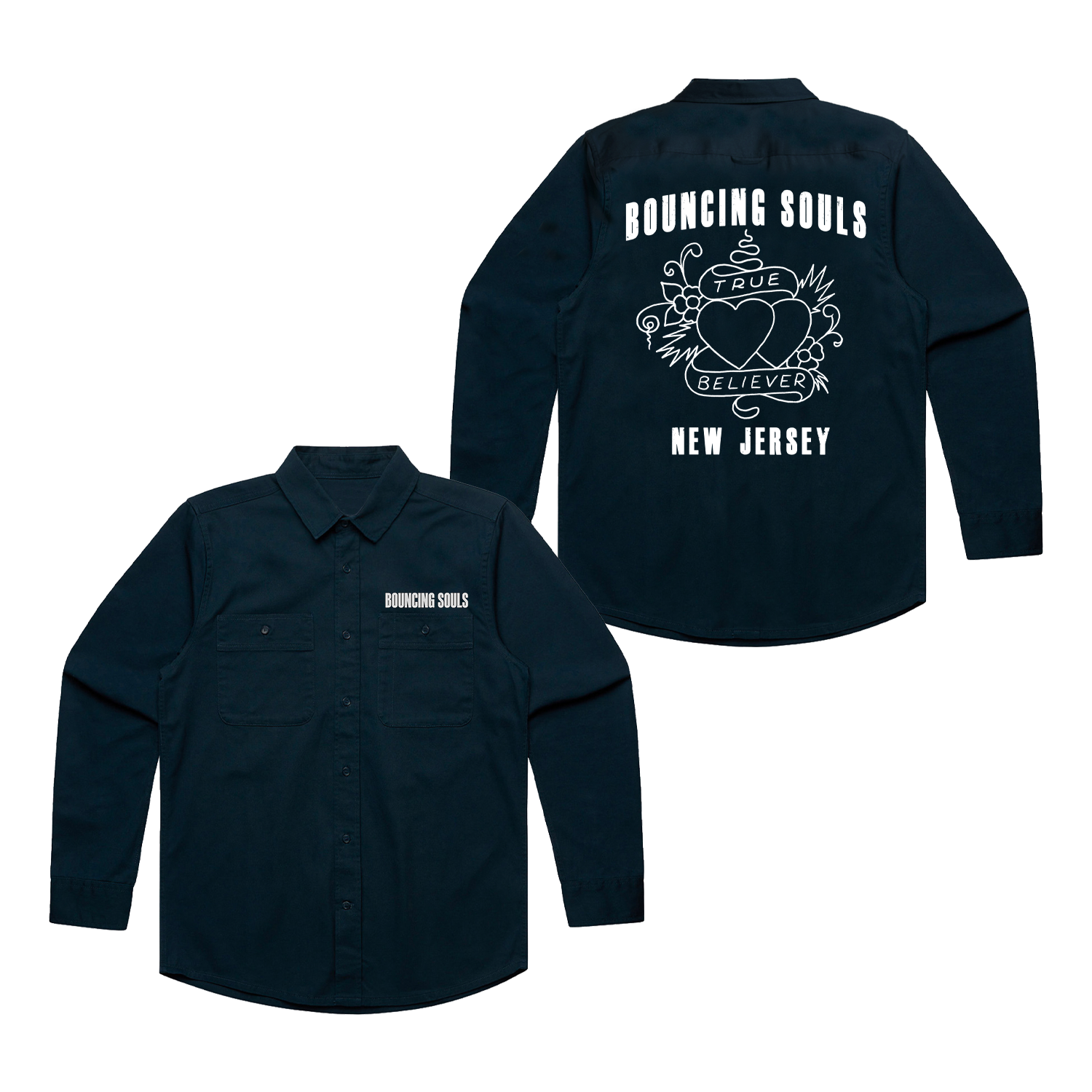 True Believers Navy Work Shirt