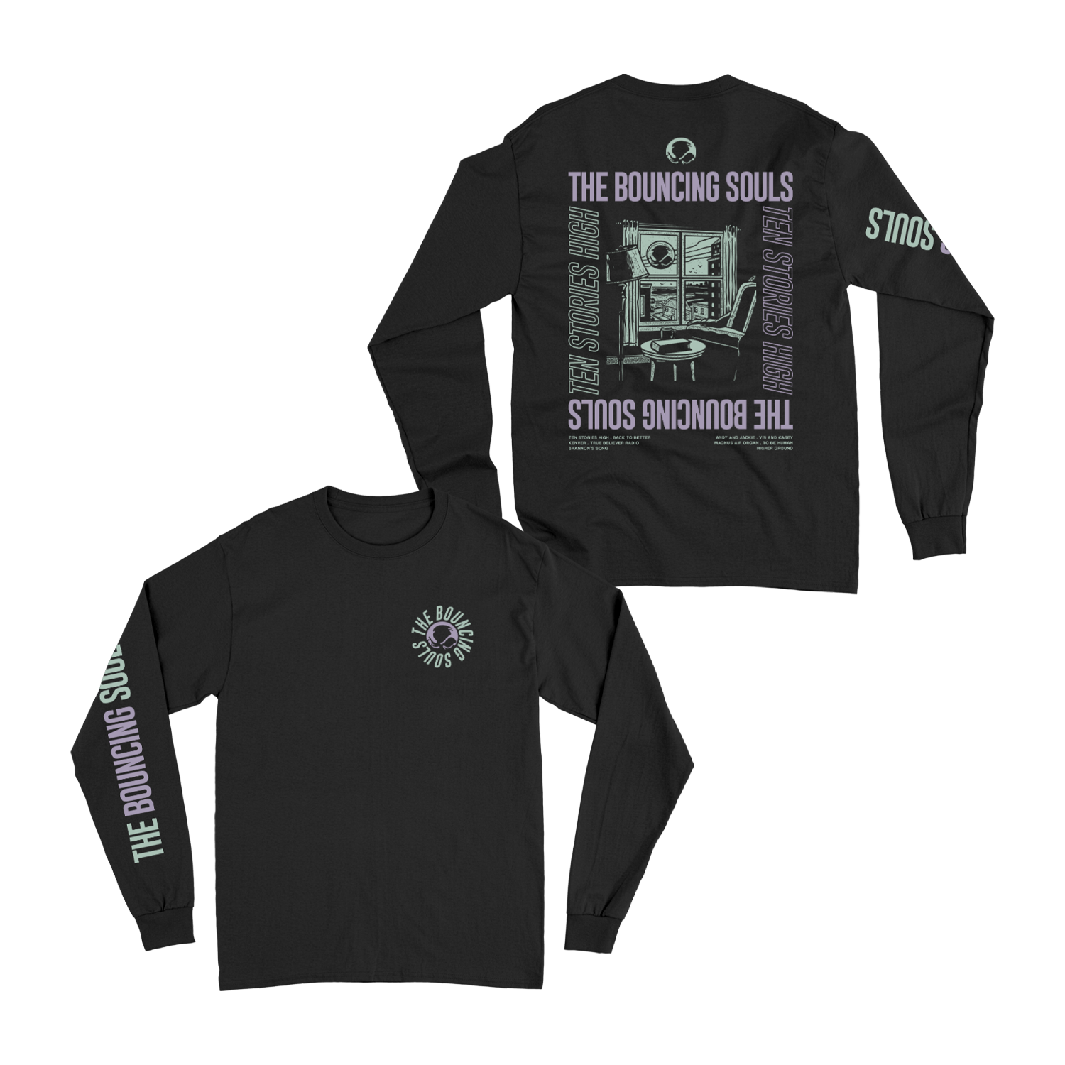 Ten Stories High Tracklist Black Long Sleeve